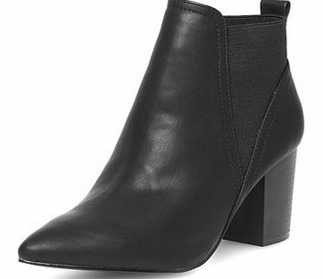 Dorothy Perkins Womens Black pointed ankle boots- Black DP22290710