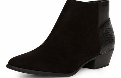 Womens Black pointed boots- Black DP22240801