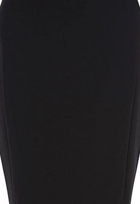 Dorothy Perkins Womens Black Poly pencil skirt- Black DP66780201