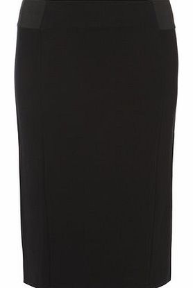 Dorothy Perkins Womens Black pull on pencil skirt- Black