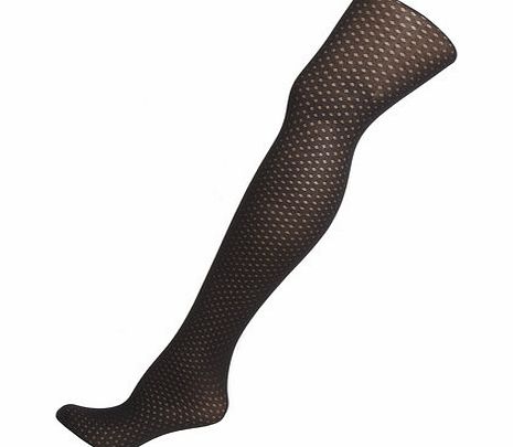 Dorothy Perkins Womens Black Reverse Spot Tights- Black DP16205801