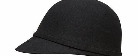 Dorothy Perkins Womens Black riding style cap- Black DP11135610