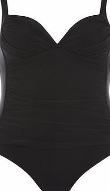 Dorothy Perkins Womens Black Secret Support Swimsuit- Black