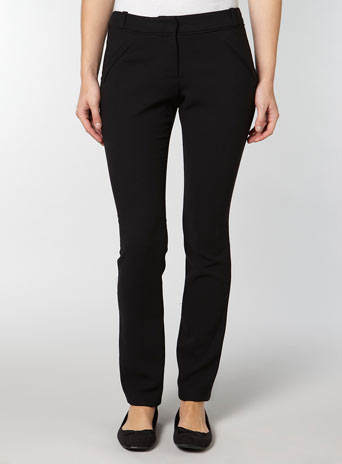 Dorothy Perkins Womens Black slim leg trousers- Black DP66552601