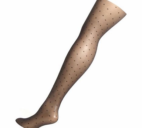 Dorothy Perkins Womens Black spot sheer tights- Black DP16206701