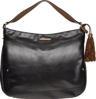 Dorothy Perkins, 1134[^]262015000711766 Womens Black tassle hobo bag- Black DP18420601
