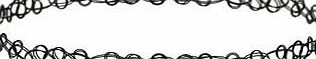 Dorothy Perkins Womens Black Tattoo Choker- Black DP49815835