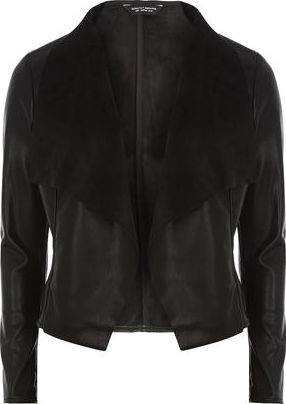 Dorothy Perkins, 1134[^]262015000690859 Womens Black Waterfall Jacket- Black DP92273901