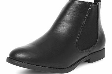 Dorothy Perkins Womens Black wide fit chelsea boots- Black