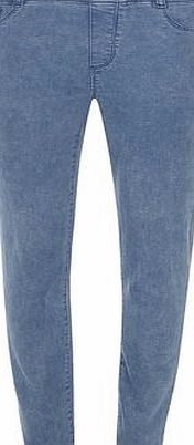 Dorothy Perkins Womens Bleach Acid Eden Jeggings- Blue