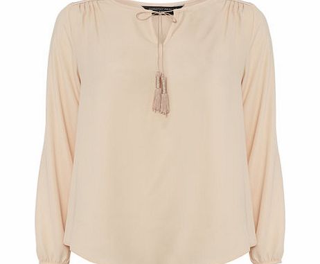 Dorothy Perkins Womens Blossom Tassle Blouse- Pink DP05537015
