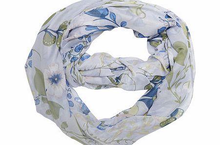 Dorothy Perkins Womens Blue Botanical Snood- Blue DP11157810