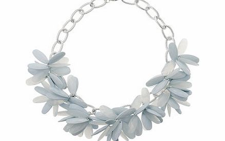 Dorothy Perkins Womens Blue Droopy Flower Necklace- Blue