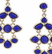 Dorothy Perkins Womens Blue Drop Earrings- Blue DP49815598
