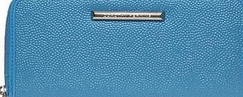 Dorothy Perkins Womens Blue large zip around purse- Blue