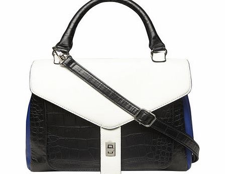 Dorothy Perkins Womens blue Mix Satchel Bag- Blue DP18391210