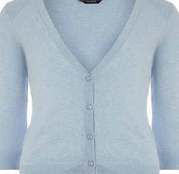 Dorothy Perkins Womens Blue V neck Cardigan- Blue DP55313000