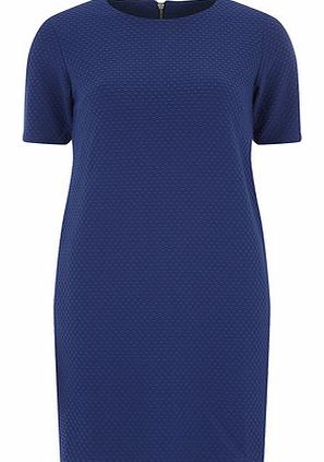 Dorothy Perkins Womens blue waffle shift dress- Blue DP07262815