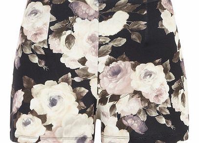 Dorothy Perkins Womens Blush and nude floral shorts- Pink