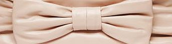 Dorothy Perkins Womens Blush bow clutch bag- Pink DP18399615