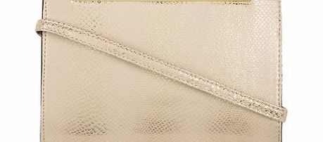 Dorothy Perkins Womens Blush snake bartop crossbody bag- Pink