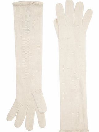 Dorothy Perkins Womens Blush Supersoft Long Gloves- Pink