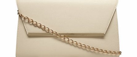 Womens Bone chain shoulder bag- Blue DP18400810