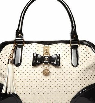 Dorothy Perkins Womens Bone star cut out kettle bag- White