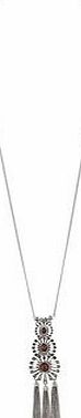Dorothy Perkins Womens Brown Flower Long Pendant- Brown DP49815918