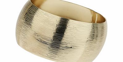 Dorothy Perkins Womens Brushed Gold Bangle- Gold DP49814649