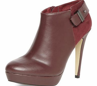 Dorothy Perkins Womens Burgundy platform shoe boots- Burgundy