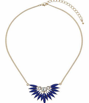 Dorothy Perkins Womens Burst Fan Pendant- Gold DP49814828