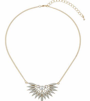 Dorothy Perkins Womens Burst Fan Pendant- Grey DP49814827