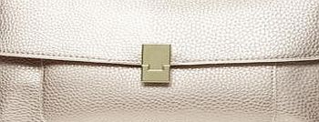 Dorothy Perkins Womens Champagne pocket front clutch Bag- White