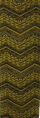 Dorothy Perkins Womens Chartreuse and Black Maxi Skirt- Black