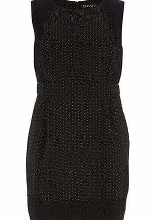 Womens Chase 7 Black Lace Embroidered Dress-