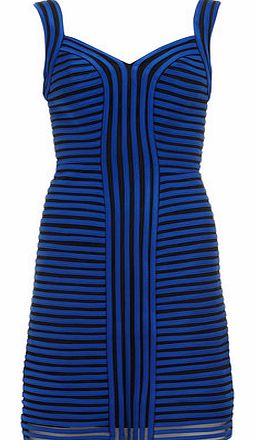 Dorothy Perkins Womens Chase 7 Cobalt Blue Futuristic Dress-