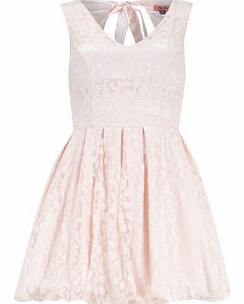 Dorothy Perkins Womens Chi Chi Lace skater dress- Pink DP34000077