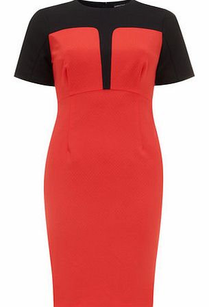 Dorothy Perkins Womens Chilli Red Contrast Dress- Red DP66792610