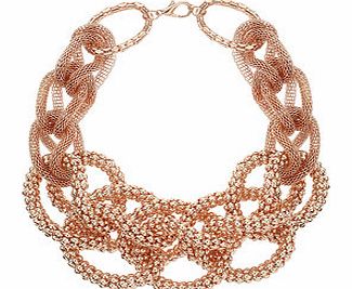 Womens Chunky Chain Necklace- Gold DP49814716