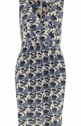Dorothy Perkins Womens Closet Multi Paisley Tie Front Dress-