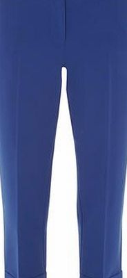 Dorothy Perkins Womens Cobalt Ankle Grazer Trousers- Cobalt