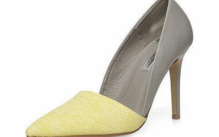 Dorothy Perkins Womens Colourblock high pointed court shoes-