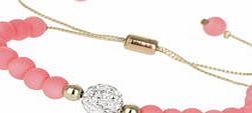 Dorothy Perkins Womens Coral Bead Bracelet- Coral DP49815848