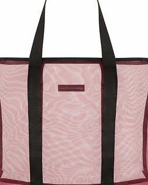 Dorothy Perkins Womens Coral mesh tote bag- Coral DP18404416