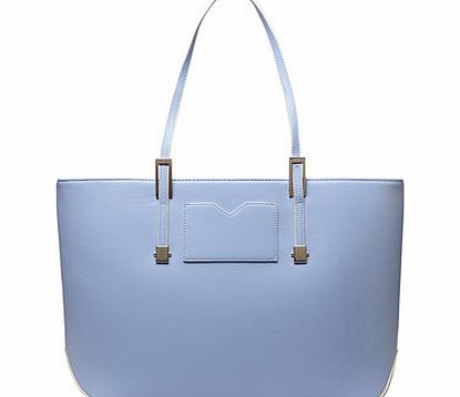 Dorothy Perkins Womens Cornflower blue landscape tote bag- Blue