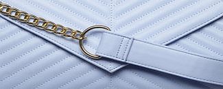 Dorothy Perkins Womens Cornflower quilted shoulder bag- Blue