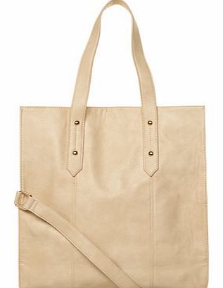 Dorothy Perkins Womens Cream foldover shopper bag- Cream