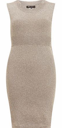 Dorothy Perkins Womens Cutie Grey Shimmer Dress- Grey DP61650233