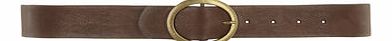 Dorothy Perkins Womens Dark tan jeans belt- Dark Tan DP11115245